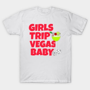 GIRLS Trip Las Vegas Vacation T-Shirt